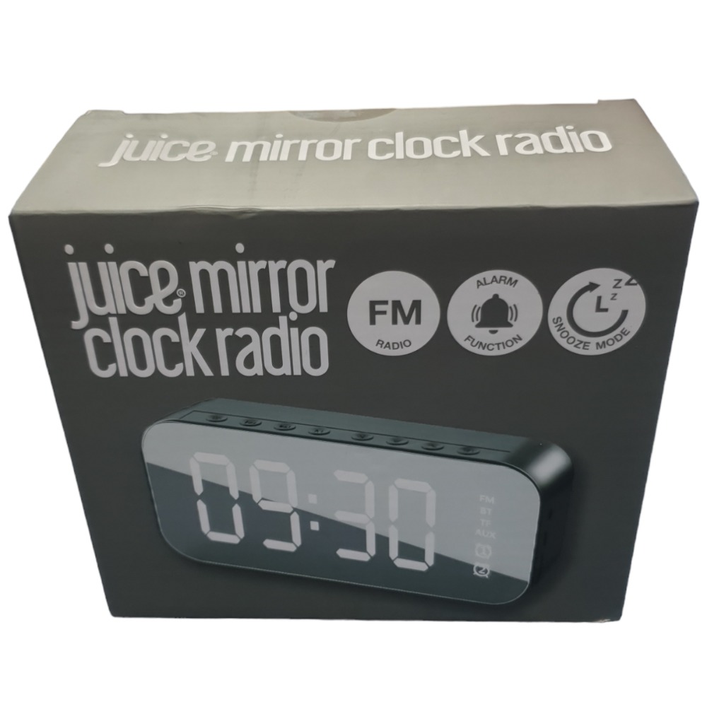 Juice Juice Mirror Clock Radio Own4Less